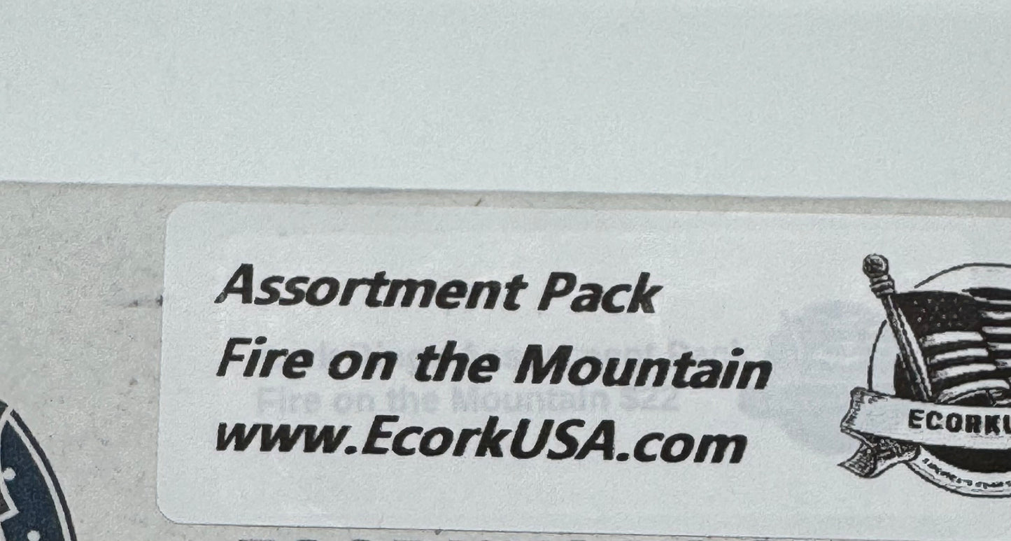 FIRE ON THE MOUNTAIN- ASSORTED PACK CORK RINGS