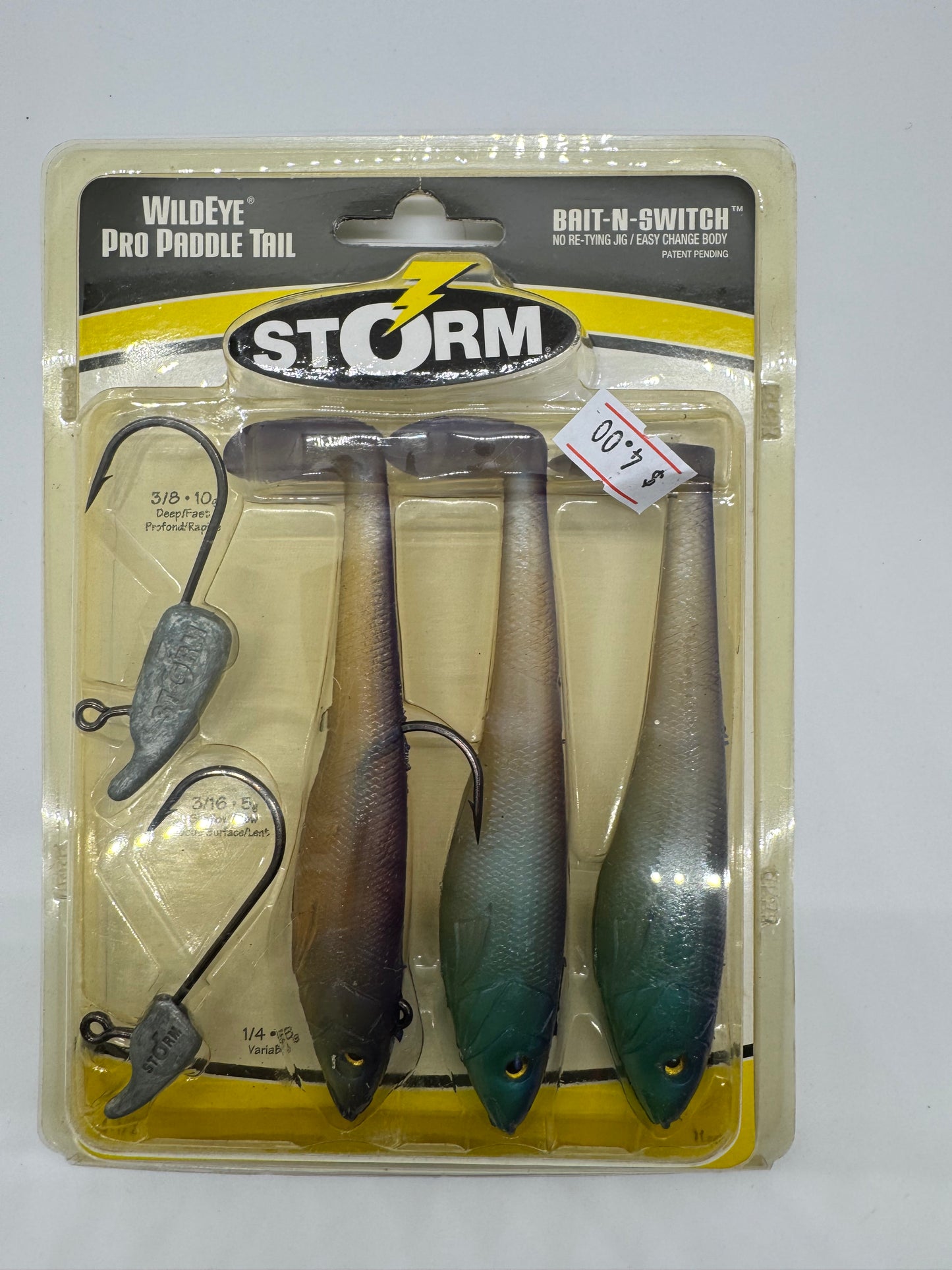 4.5 STORM PADDLE TAILS-SOFT BAIT