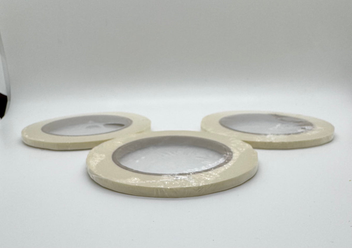 3 PACK OF MASKING TAPE - 2 SIZES