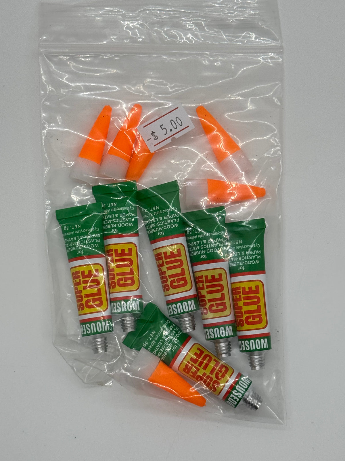 6 PACK OF SUPER GLUE