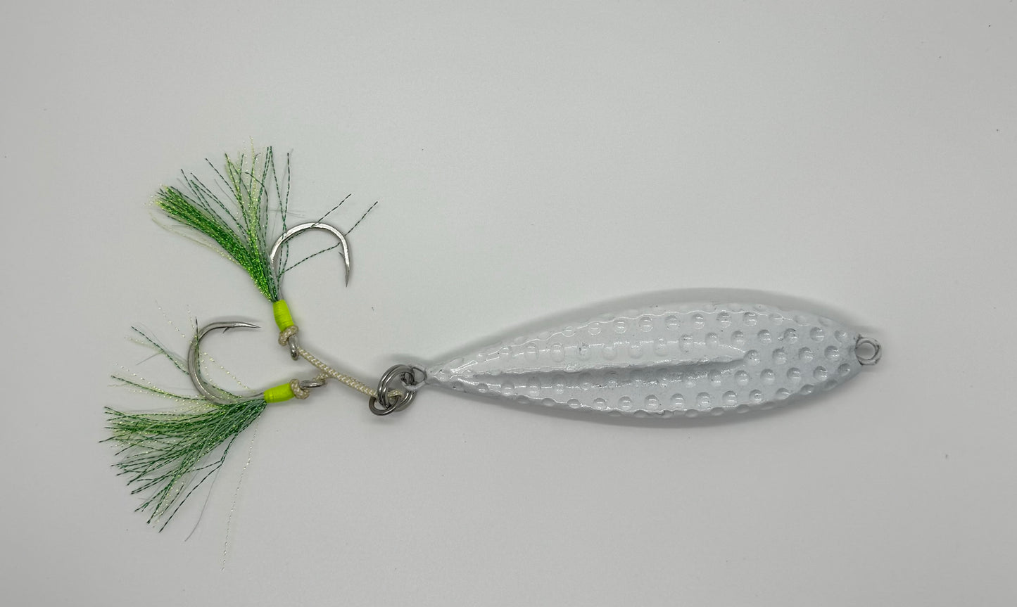 10 OZ GLO DIMPLE FALL FLAT JIG