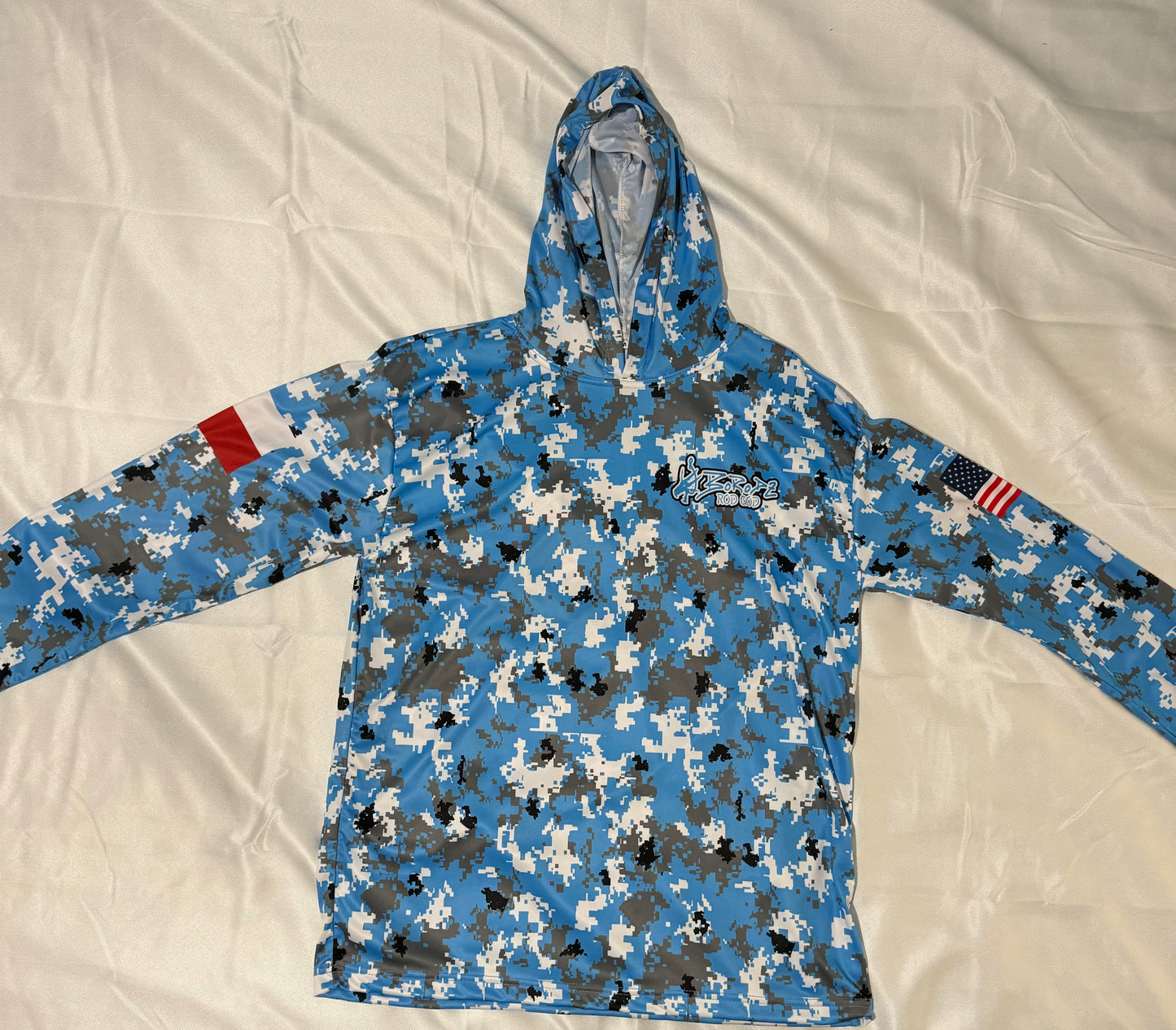 BLUE CAMO DRIFIT HOODIE