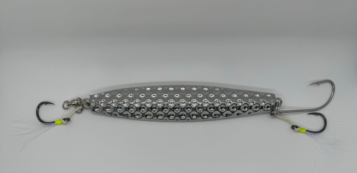 20 OZ SUPER CHROME DIMPLE DIAMOND JIG