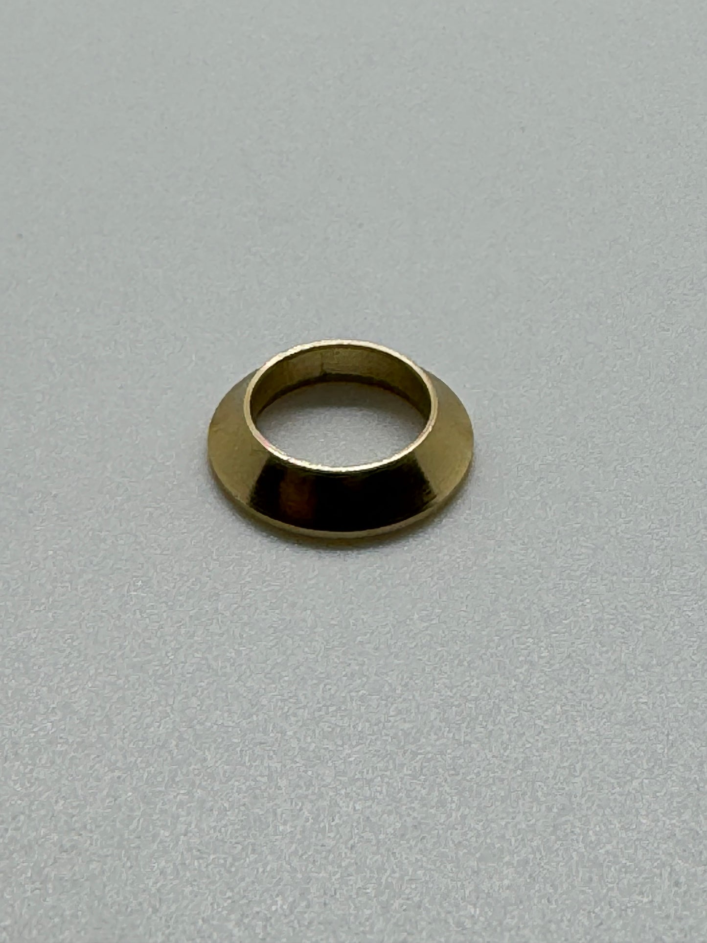 FLARED SMOOTH ALUMINUM WINDING CHECK/PALE GOLD