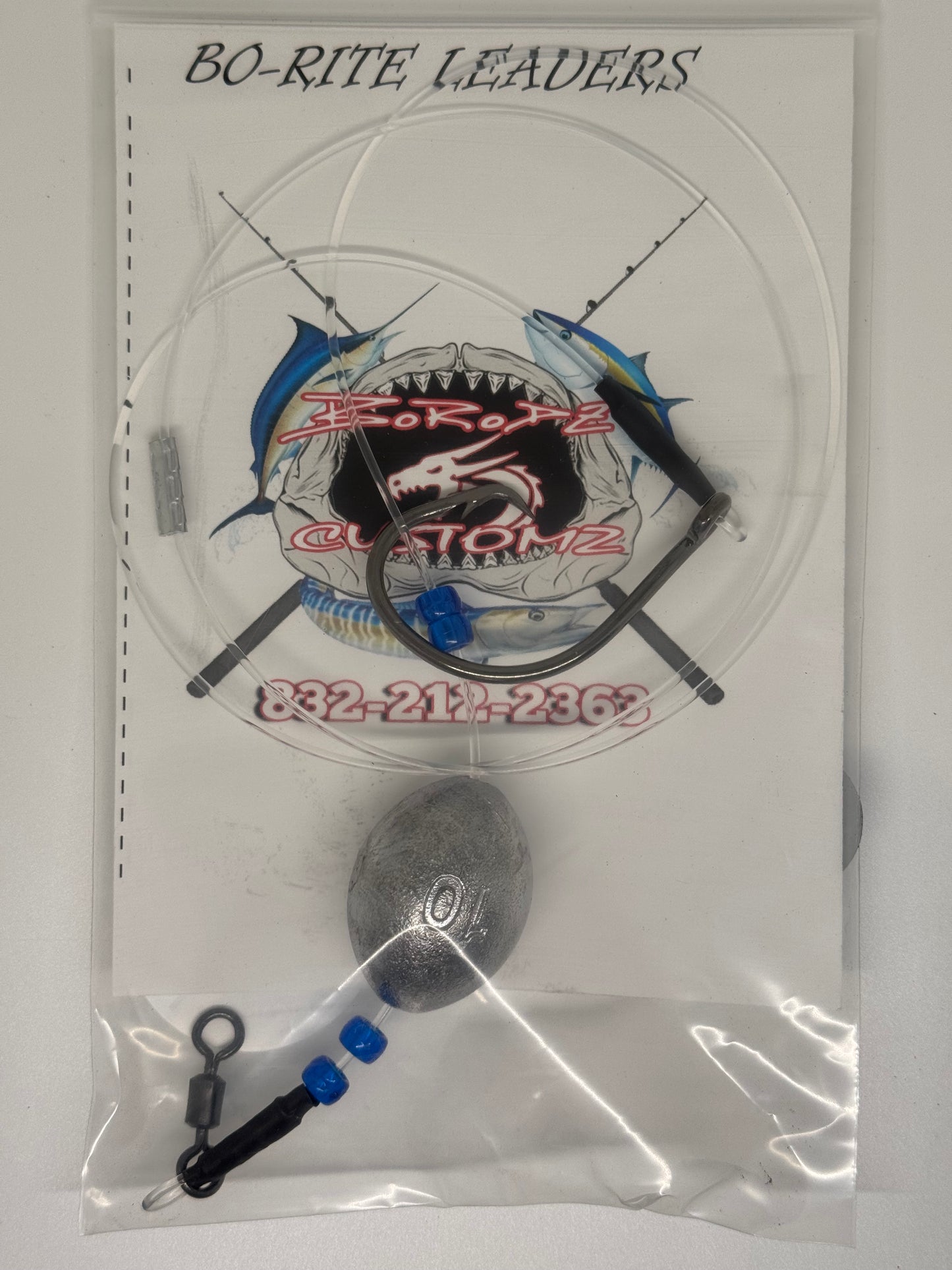 CAROLINA RIG 10 OZ EGG - 13/0 HOOK