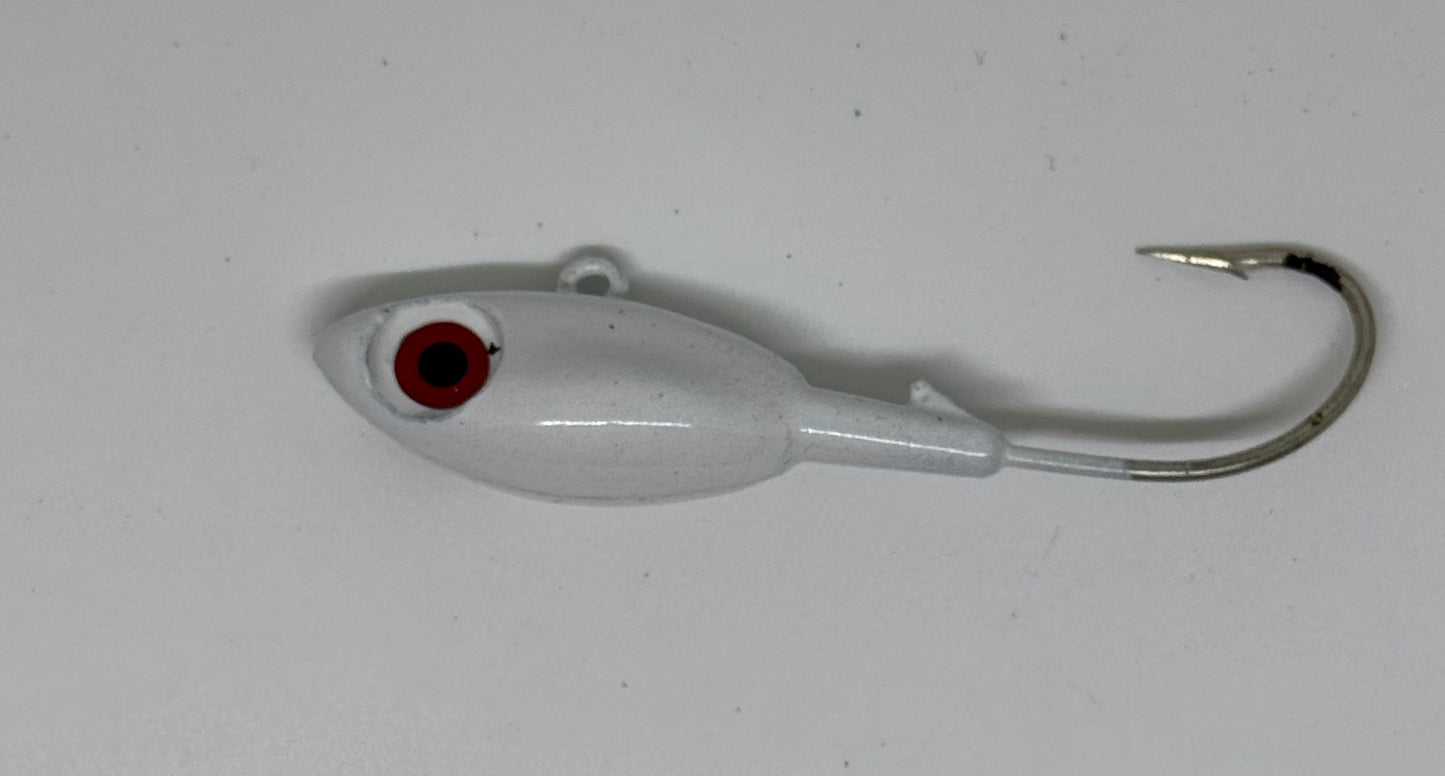 LEAD HEAD JIG/ 2oz WHITE