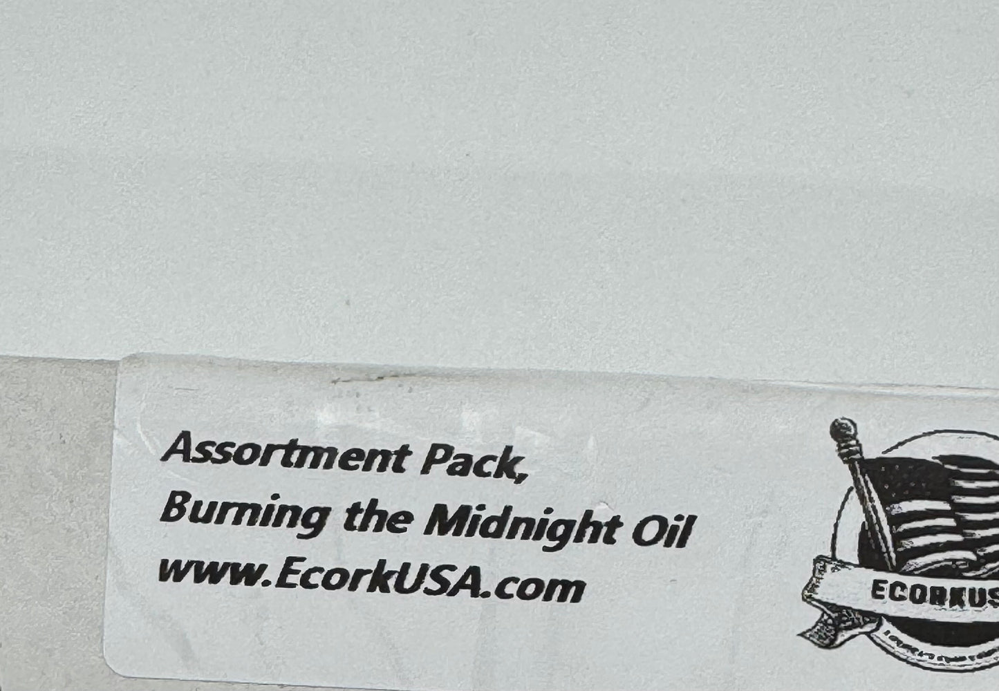BURNING THE MIDNIGHT OIL- ASSORTED PACK CORK RINGS