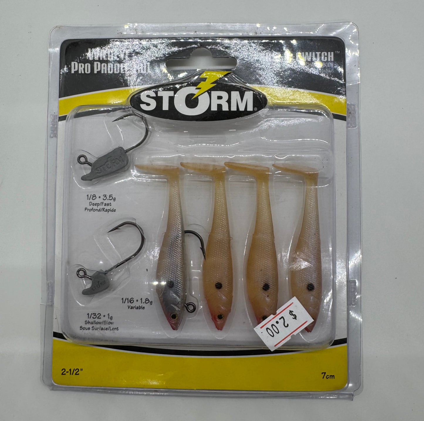 2.5 STORM PADDLE TAIL- SOFT BAIT