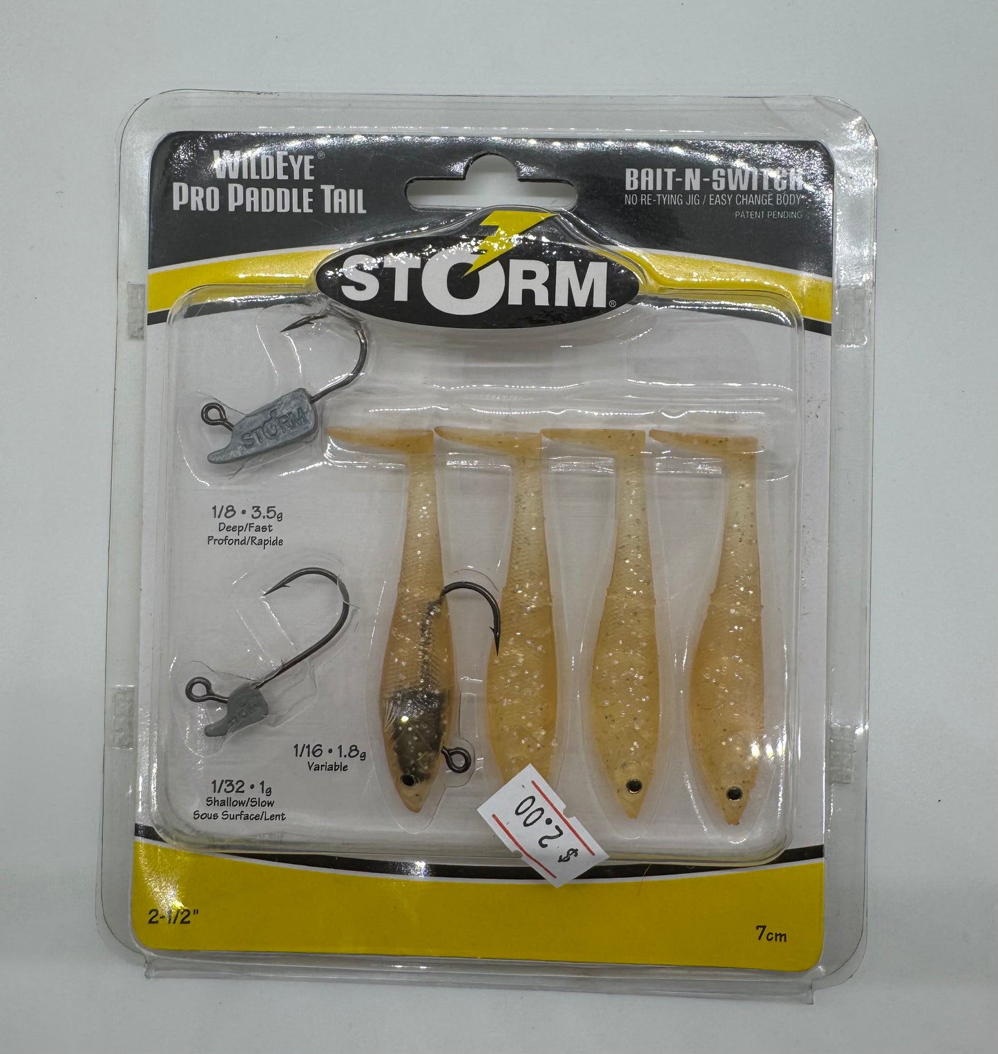 2.5 STORM PADDLE TAIL- SOFT BAIT