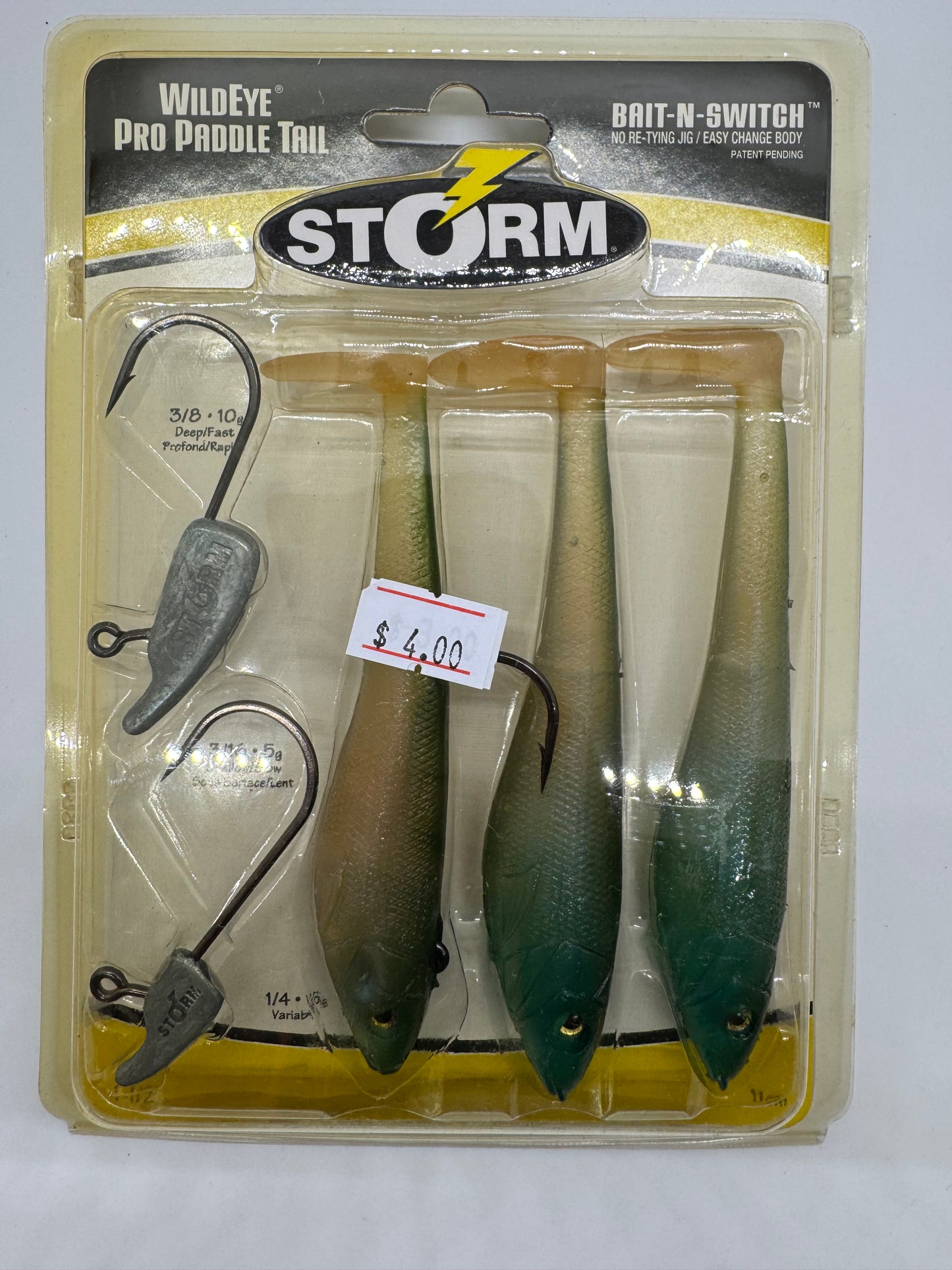 4.5 STORM PADDLE TAILS-SOFT BAIT