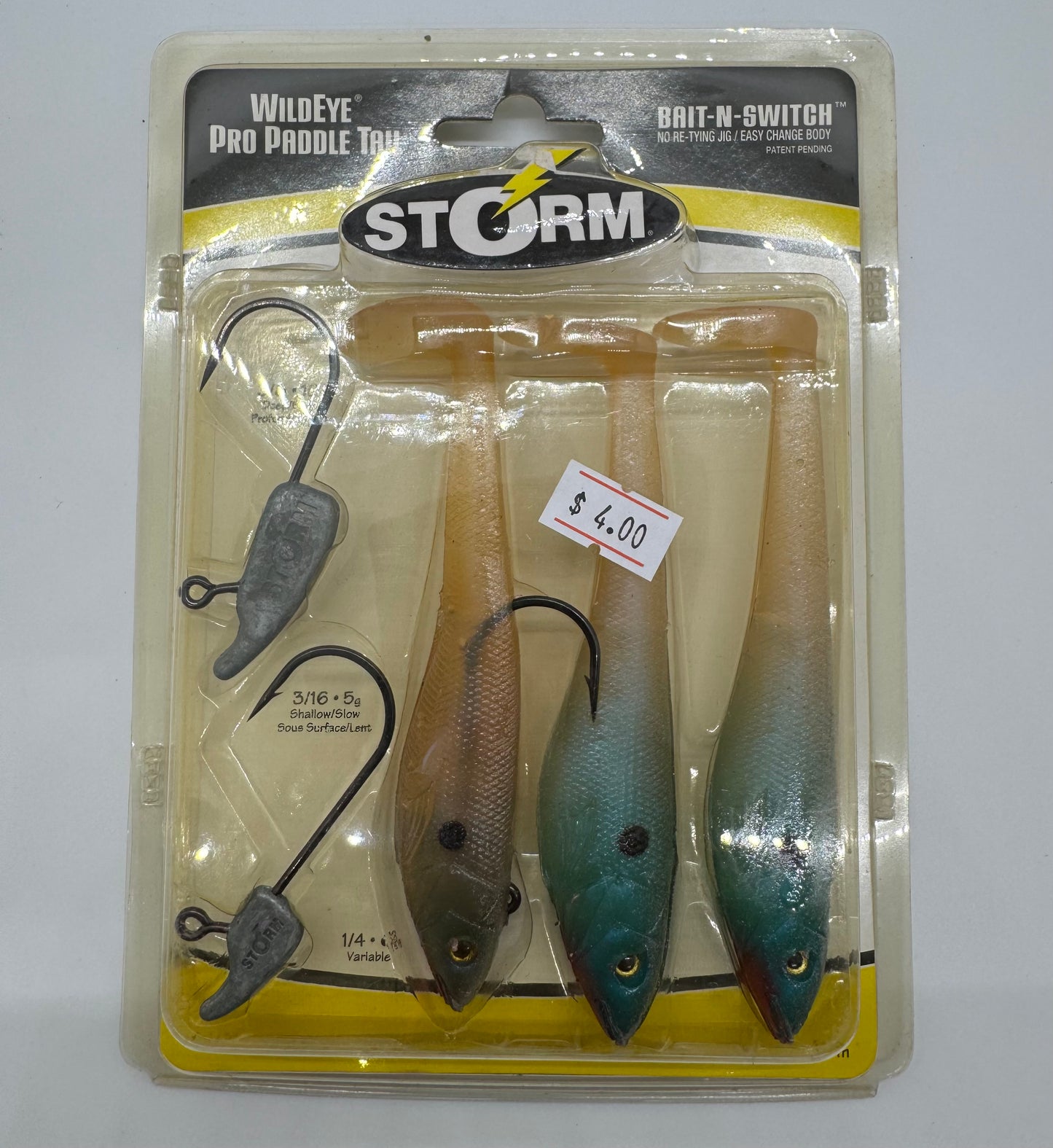 4.5 STORM PADDLE TAILS-SOFT BAIT