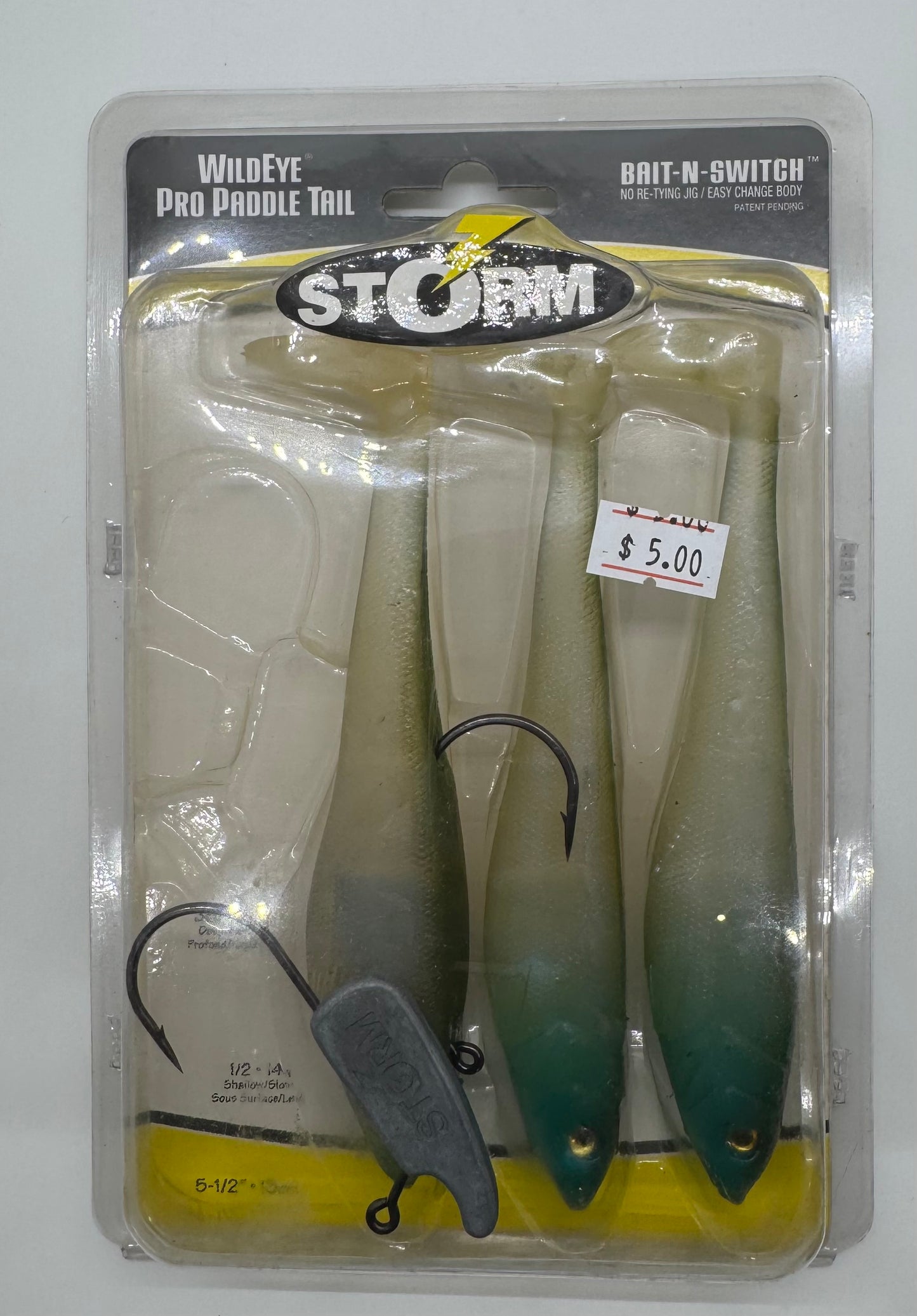 5.5 STORM PADDLE TAILS-SOFT BAIT