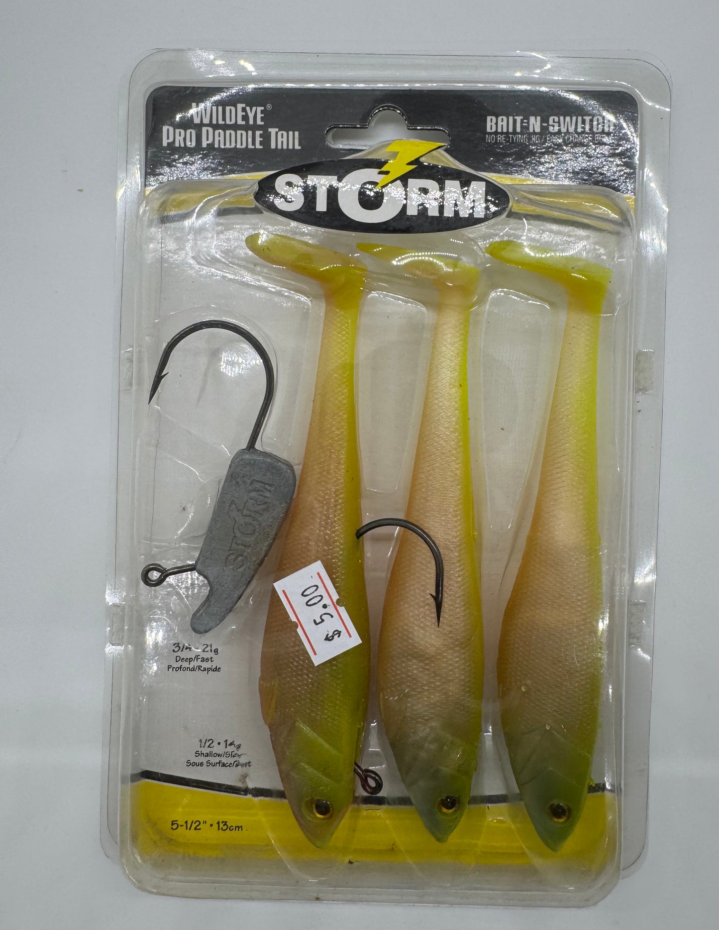 5.5 STORM PADDLE TAILS-SOFT BAIT