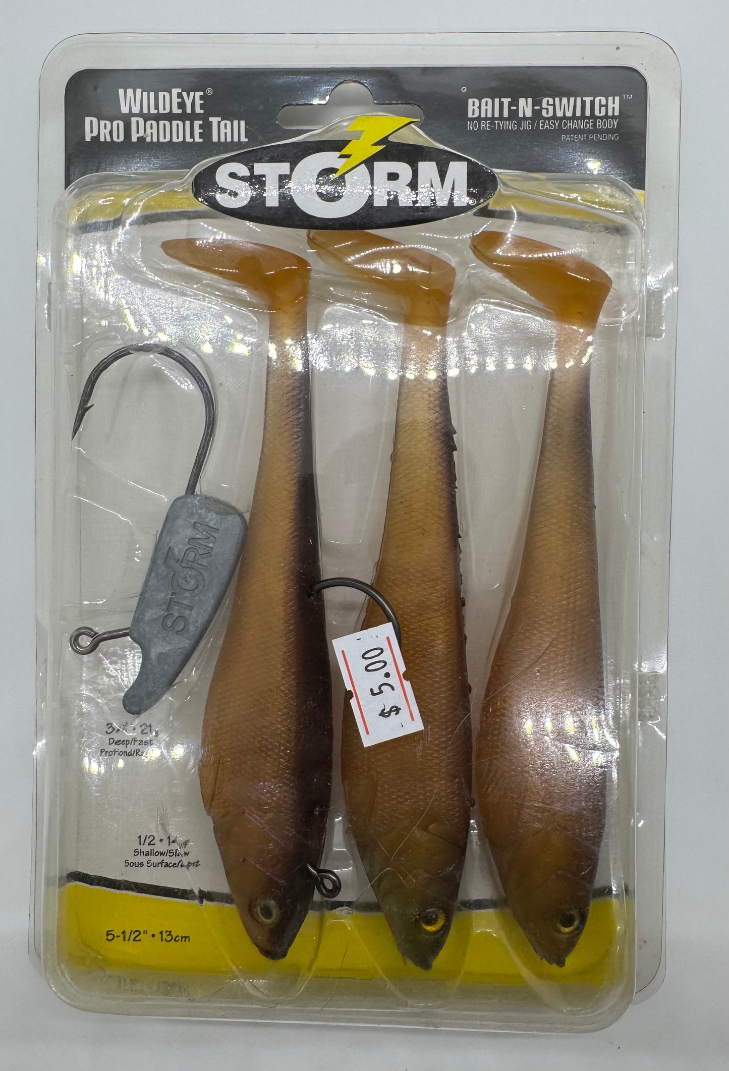 5.5 STORM PADDLE TAILS-SOFT BAIT