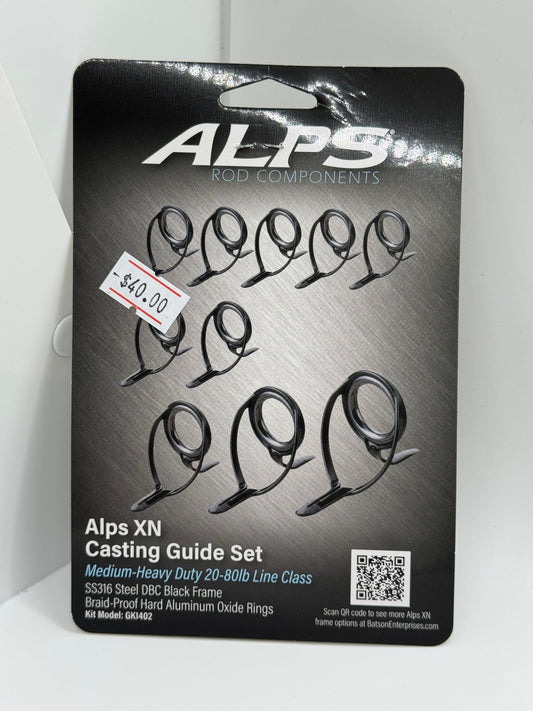 ALPS-XN CASTING GUIDE SET - BLACK