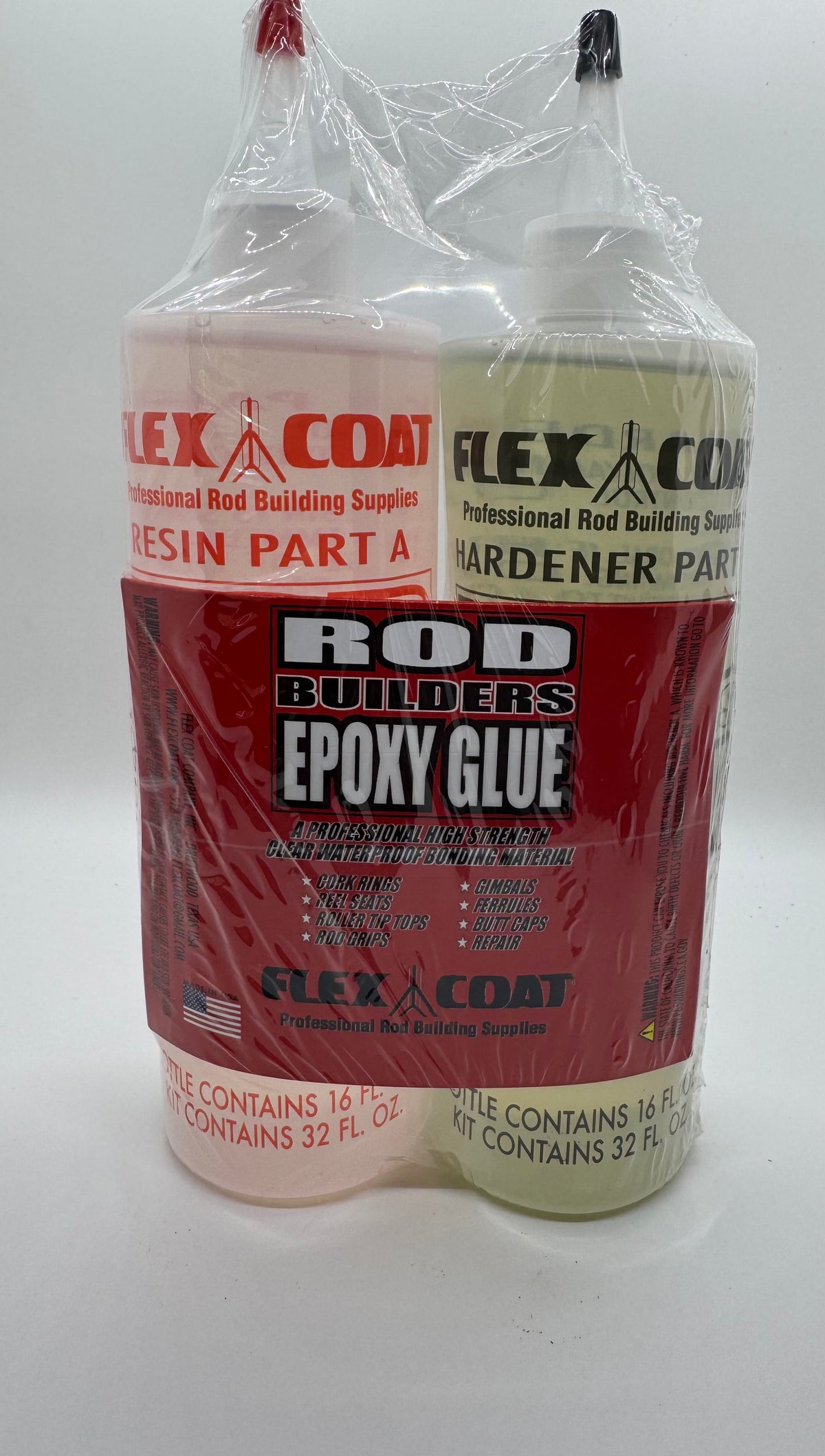 FLEX COAT ROD BUILDERS EPOXY GLUE - 2 SIZES