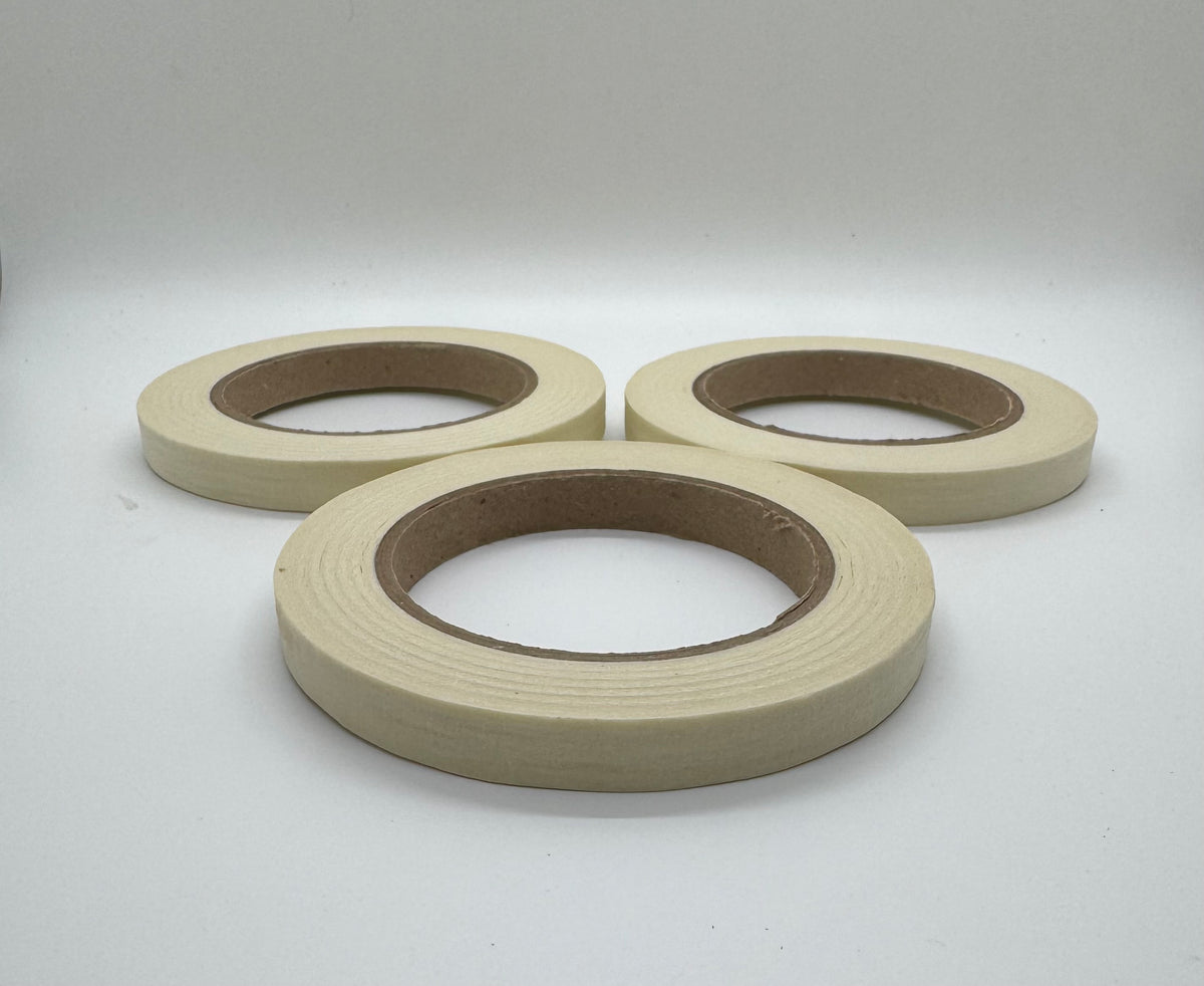3 PACK OF MASKING TAPE - 2 SIZES