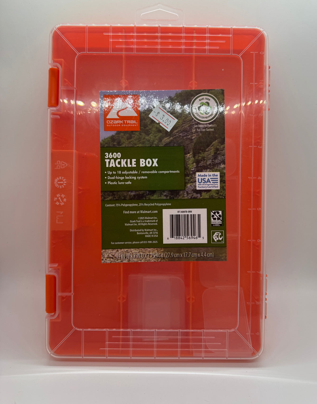 3600 TACKLE BOX - 2 COLORS