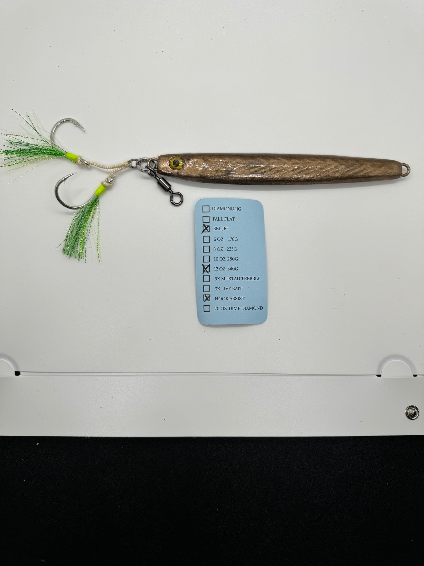 8 OZ MONACO COPPER EEL JIG