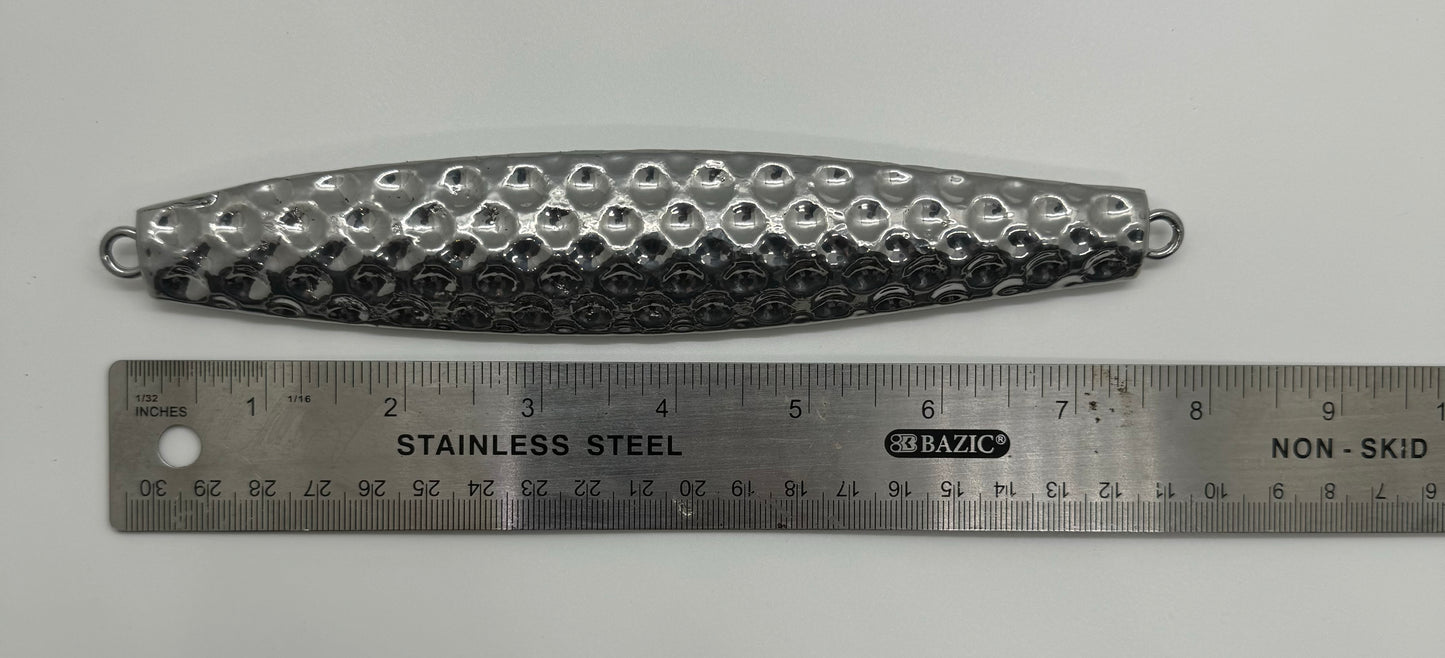 20 OZ SUPER CHROME DIMPLE DIAMOND JIG (UNRIGGED)