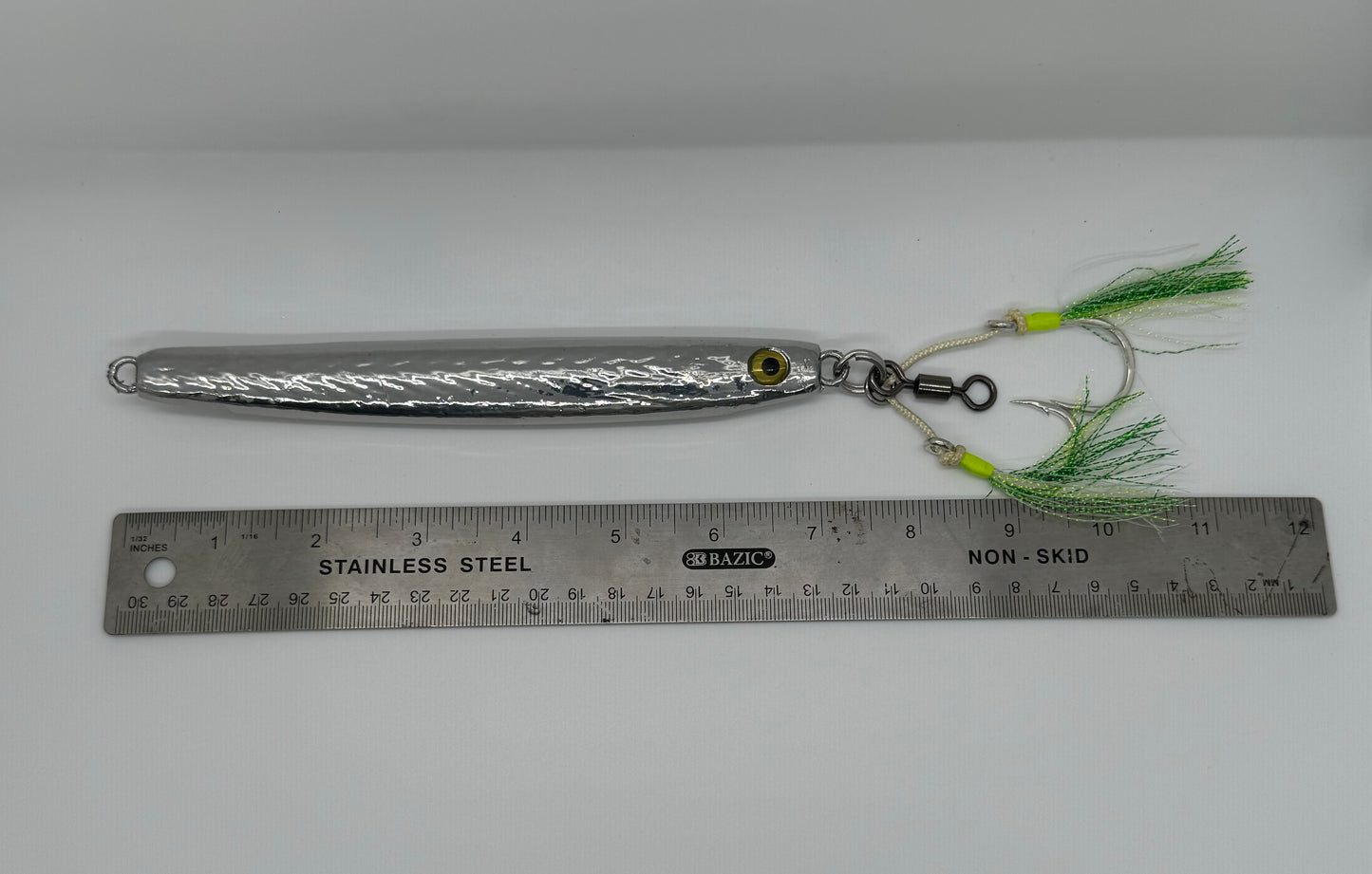 12 0Z SUPER CHROME EEL JIG