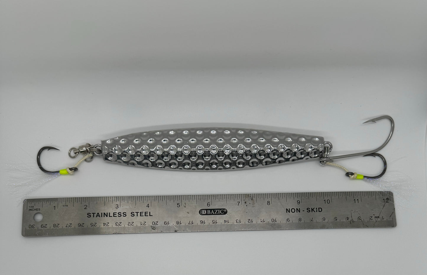 20 OZ SUPER CHROME DIMPLE DIAMOND JIG