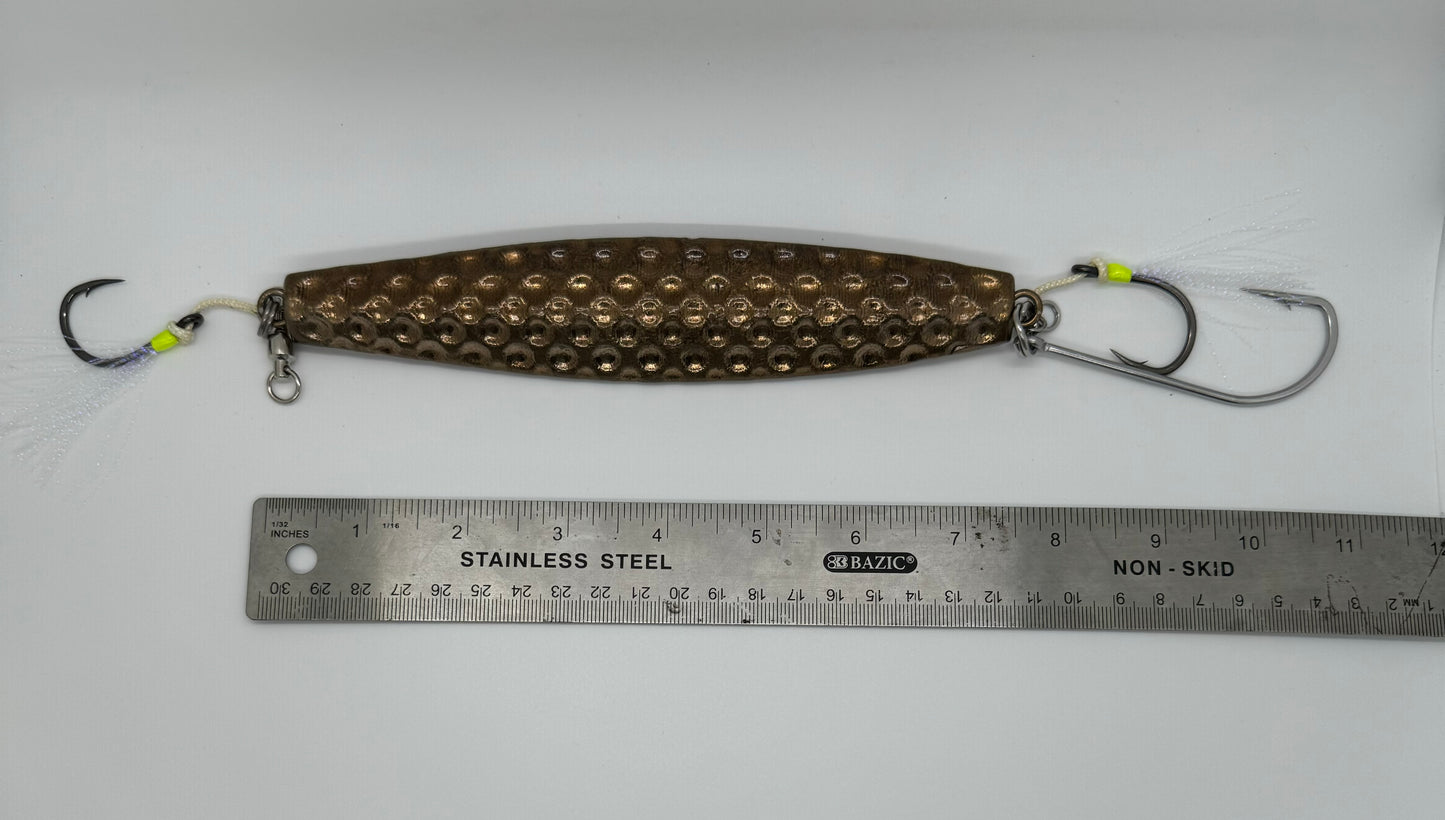 20 OZ MONACO COPPER DIMPLE DIAMOND JIG