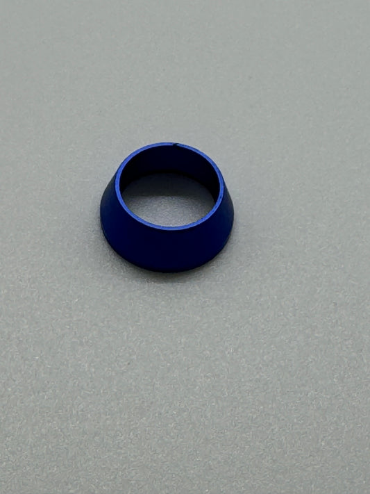 SMOOTH ALUMINUM WINDING CHECK/COBALT BLUE