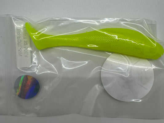 PADDLE TAIL CHARTREUSE 5 INCH LURE