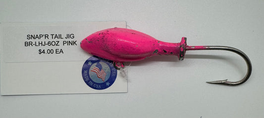 SNAPPER TAIL JIG/ 6OZ PINK