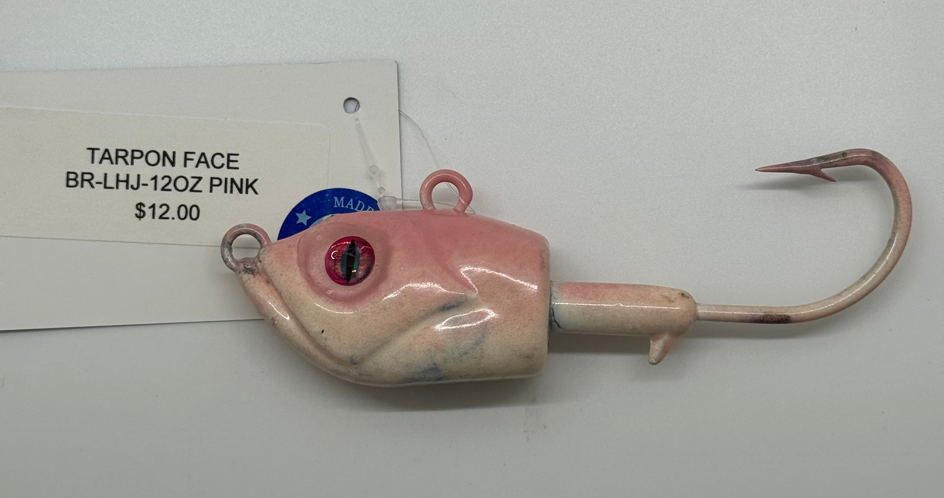 LEAD HEAD JIG/TARPON FACE 12OZ PINK – BoRodzCustomz LEAD HEAD JIG/TARPON FACE 12OZ PINK – BoRodzCustomz