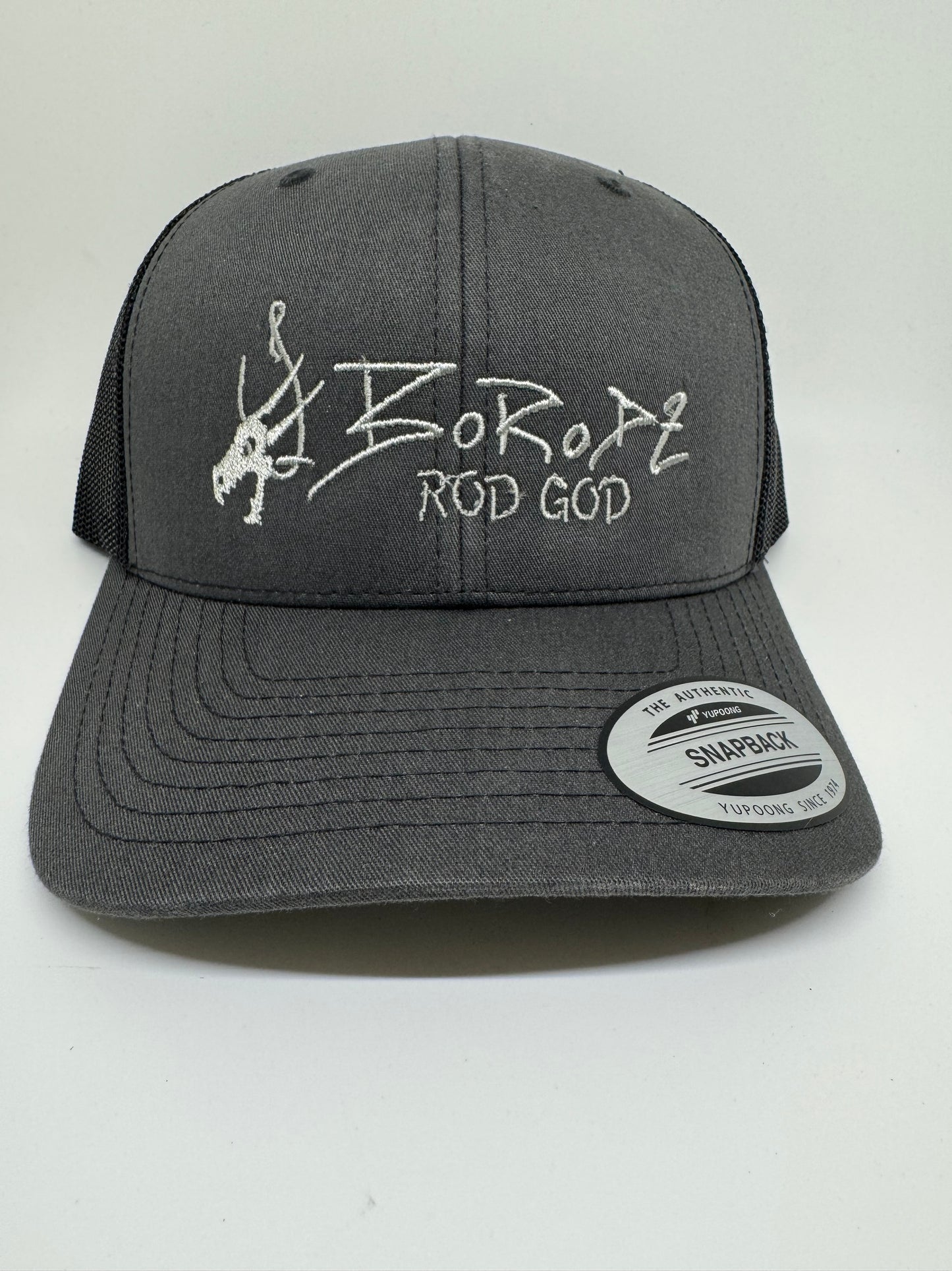 DARK GRAY WITH WHITE LOGO HAT