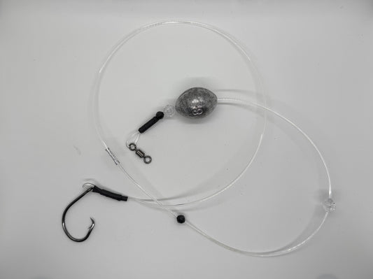 4FT CAROLINA RIG 8 Oz EGG W/ 10 HOOK