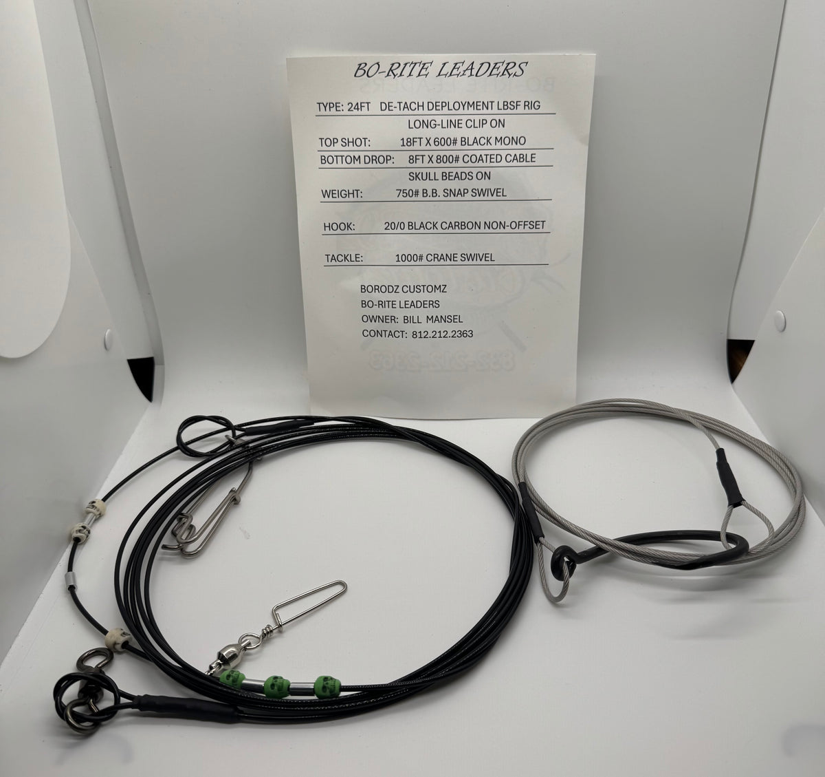 Tach Rig Operator 24FT DE-TACH DEPLOYMENT LBSF RIG LONG LINE CLIP ON 20/0 – BoRodzCustomz